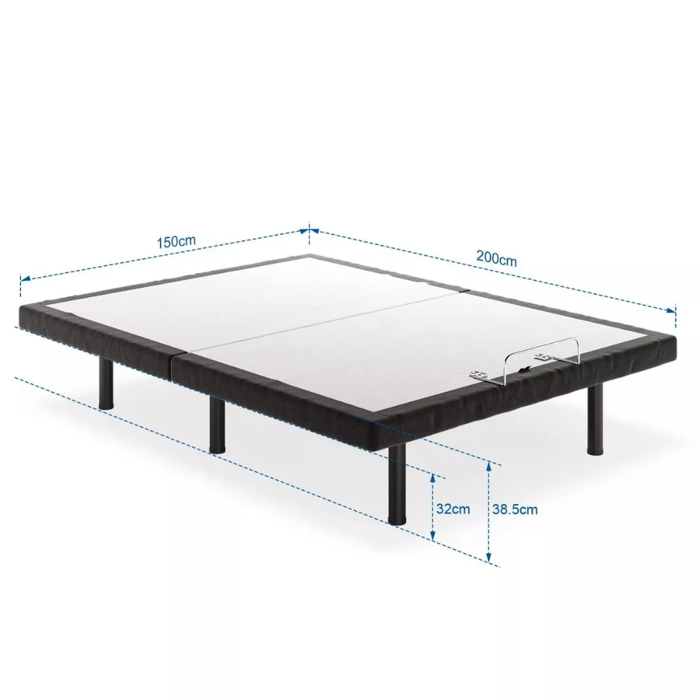 Premium Adjustable Raisable Wireless Remote Mattress Bed Frame