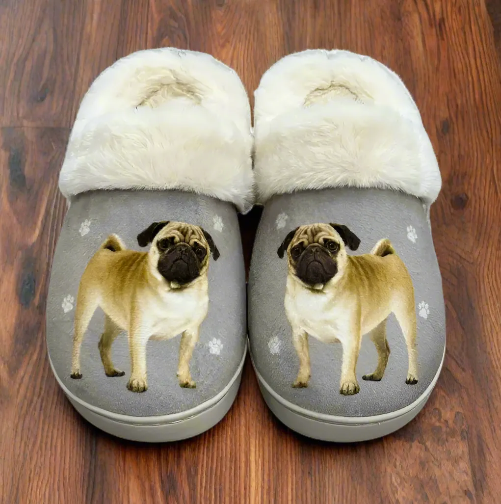 Pug Snuggs Slippers