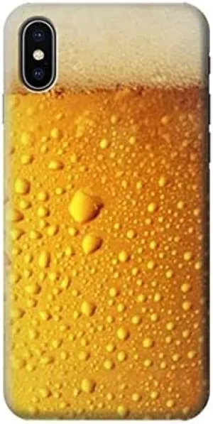 R0328 Beer Glass Case Cover for iPhone X