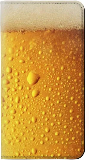 RW0328 Beer Glass PU Leather Flip Case Cover for iPhone 7, iPhone 8, iPhone SE (2020)
