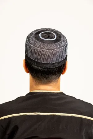 Safeer Black Topi Kufi Islamic Hat