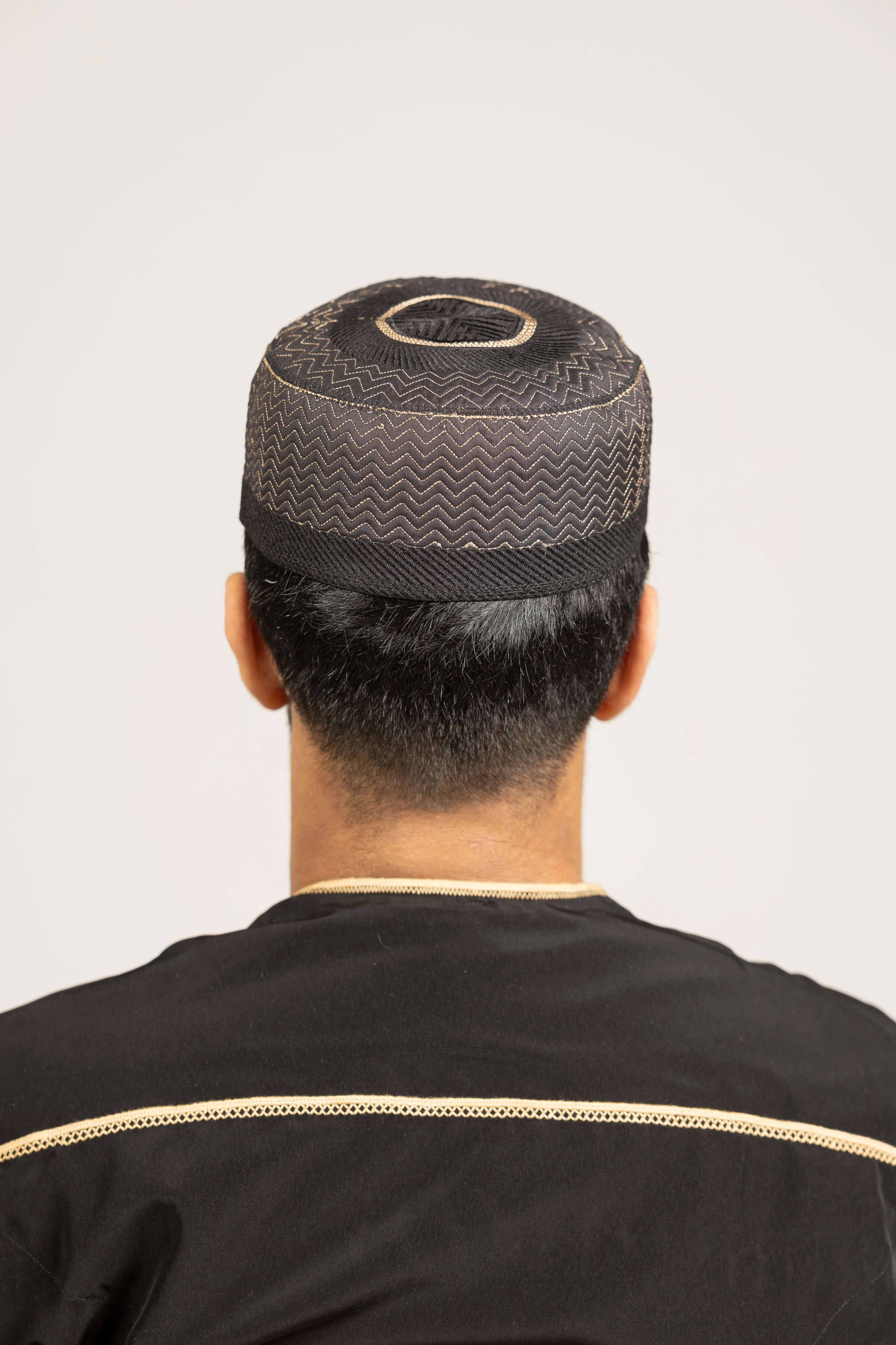 Safeer Black Topi Kufi Islamic Hat
