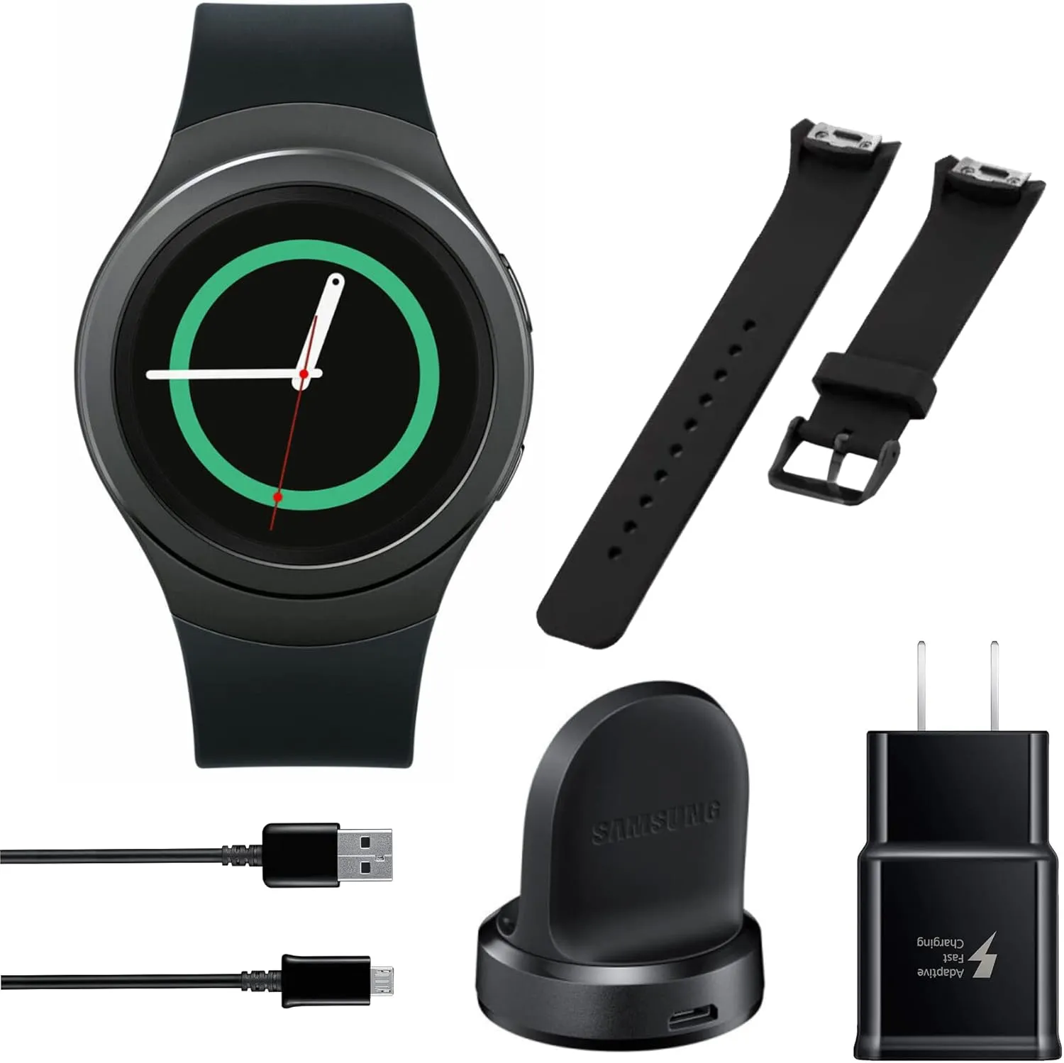 Samsung Gear S2 R730V Smartwatch 4GB Verizon - for Android-iOS (Retail Packing)
