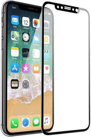 Screen Protector for iPhone XS/X/11 Pro - Tempered Glass 5D Touch Curved Edge Full Cover Bubble Free Case Friendly Compatible with iPhone XS/X/11 Pro