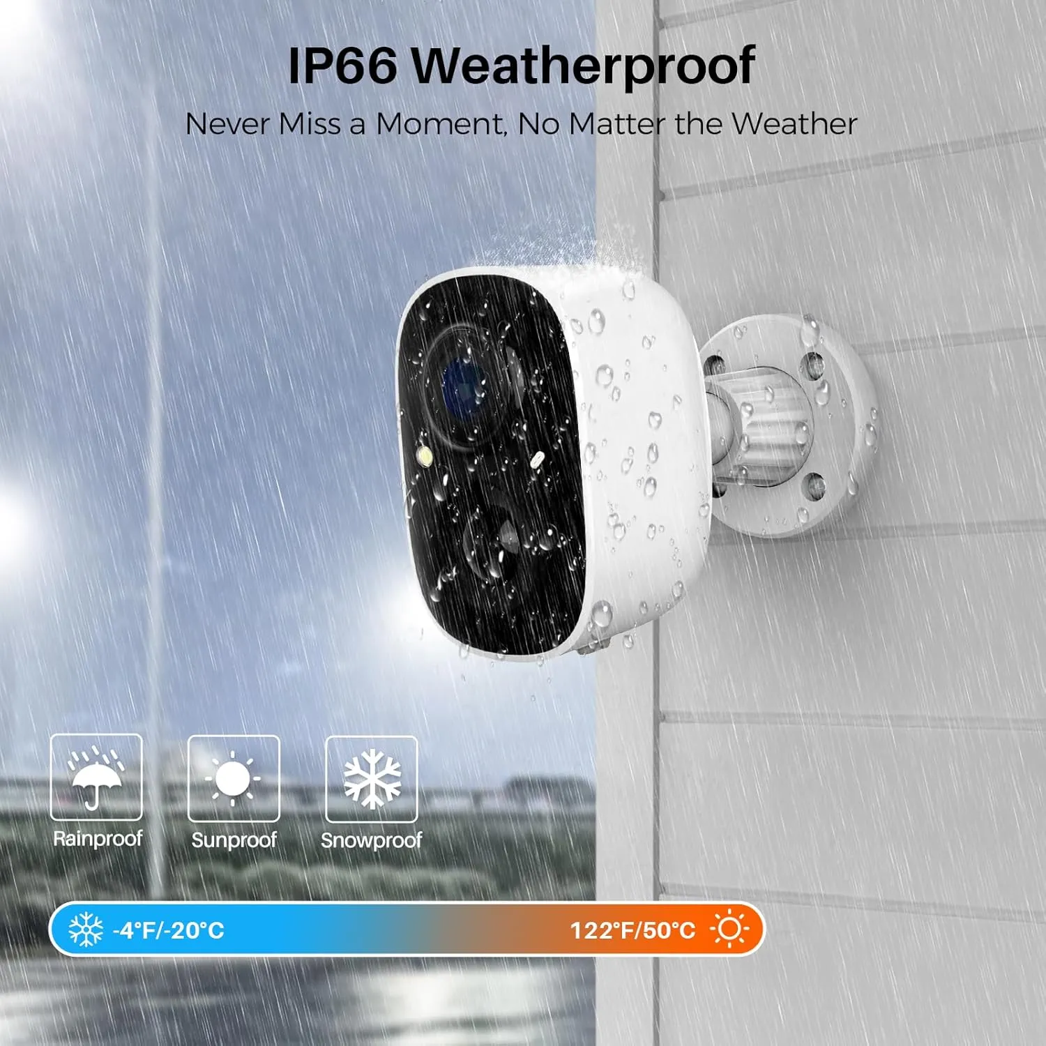 Security Cameras Wireless Outdoor, Outside Cameras for Home Security with AI Motion Detection, Battery Powered, 2K Color Night Vision, IP66 Weatherproof, 2-Way Talk, SD/Cloud Storage (2 Packs)