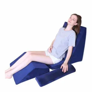 SleepUp Bed Wedge Pillow  Memory Foam Leg Elevation Pillow