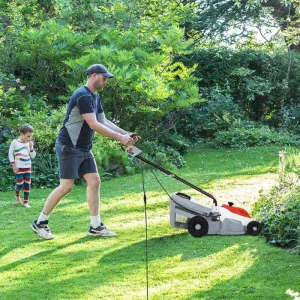 Small Electric Corded Push Lawn Mover