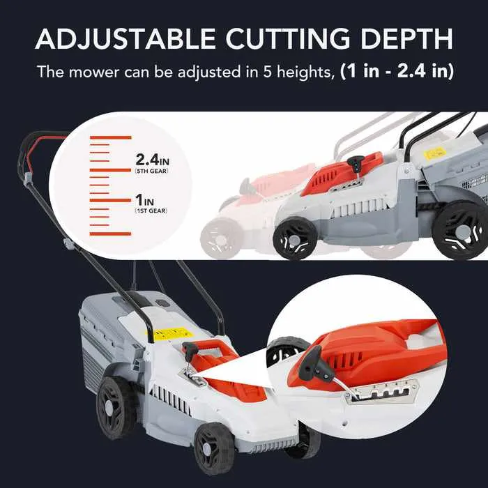 Small Electric Corded Push Lawn Mover