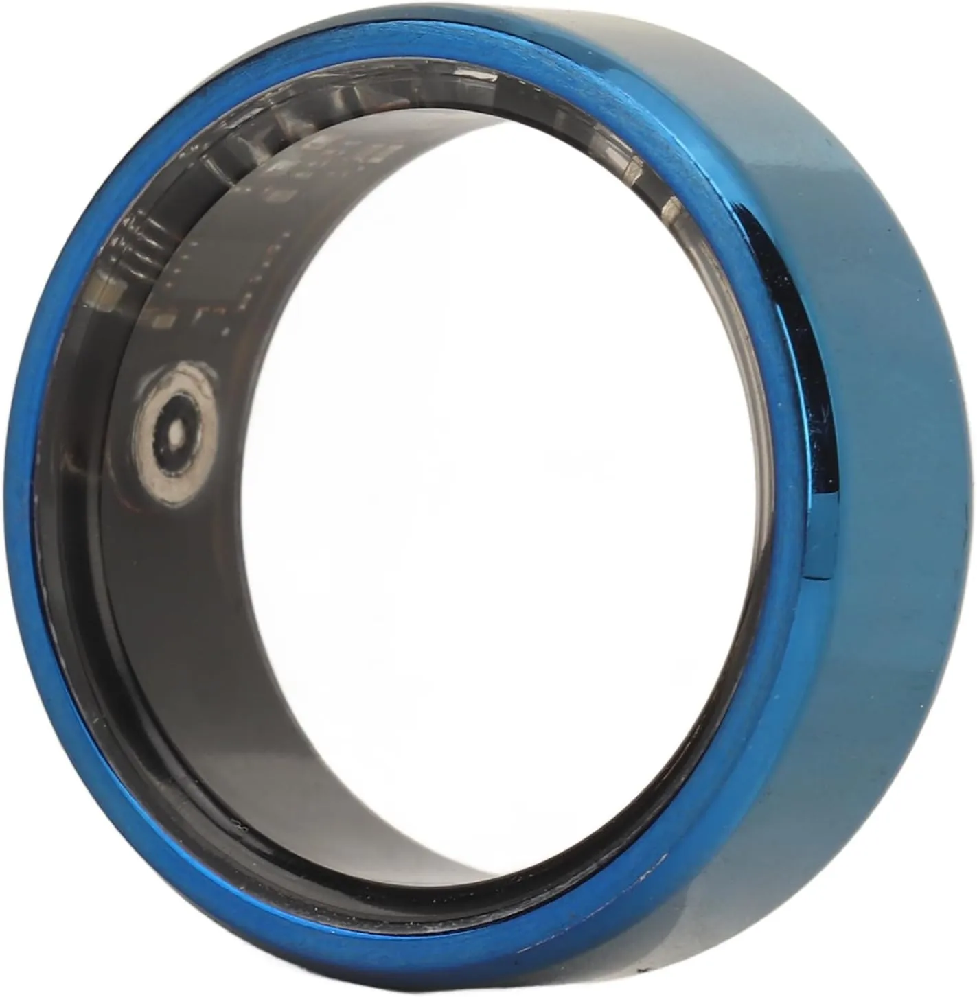 Smart Ring Health, Health Ring to Monitor Fitness Pedometer Sleep Data, Remotely Take Photo, IP68 Smart Health Ring for Men Women, Blue (9)