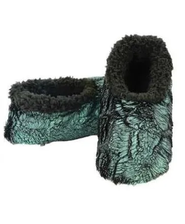 Snoozies, Gilded Fur Green