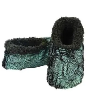 Snoozies, Gilded Fur Green