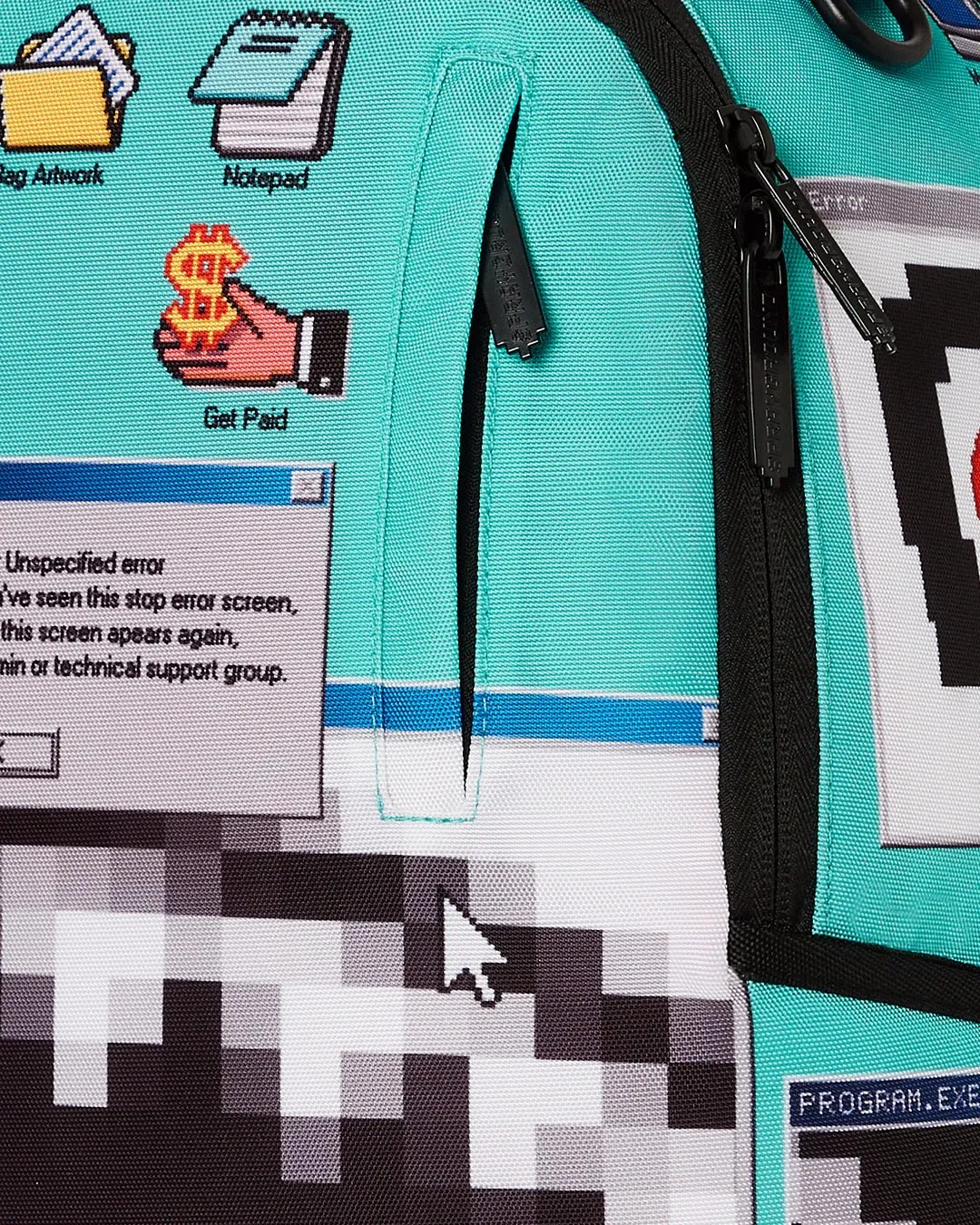 Sprayground Computer Virus Shark Backpack B6299