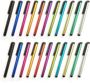 Stylus Pen Set of 22 Pack for Universal Touch Screens Devices, Multicolors Capacitive Stylus for iPad, iPhone, Samsung, Kindle, Tablet