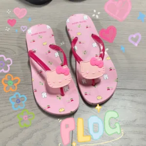 Sweet Kitty Pink Summer Slippers KI492