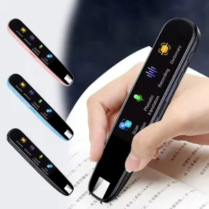 Translation Pen,Reading Pen for Kids Adults,Translator Pen for Dyslexia,112 Language Translation Scanning Reading Pen,Text to Speech Reader,Travel Translator Pen,School Supplies College (BU)