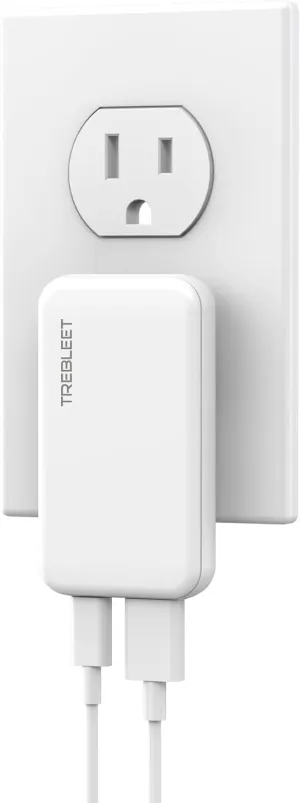 Ultra-Thin 20W USB-C PD Fast Portable Charger, 2-Port Wall Charger, Dual Port PD 3.0& QC 3.0 Compatible for iPhone 15 &15 Pro, 14&14Pro, 13/ 13Pro/ 12/12Pro/ Pixel 8& 8 Pro