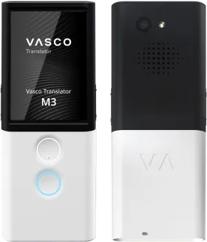 Vasco M3 Language Translator Device | The Only Translator with Free and Unlimited Internet in 200 Countries | Photo Translation | European Brand