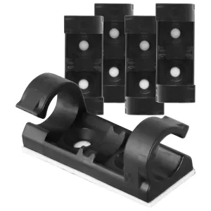 Verizon (5 Pack) of Adhesive Cable Management Clips - Black (SFE116CCR)