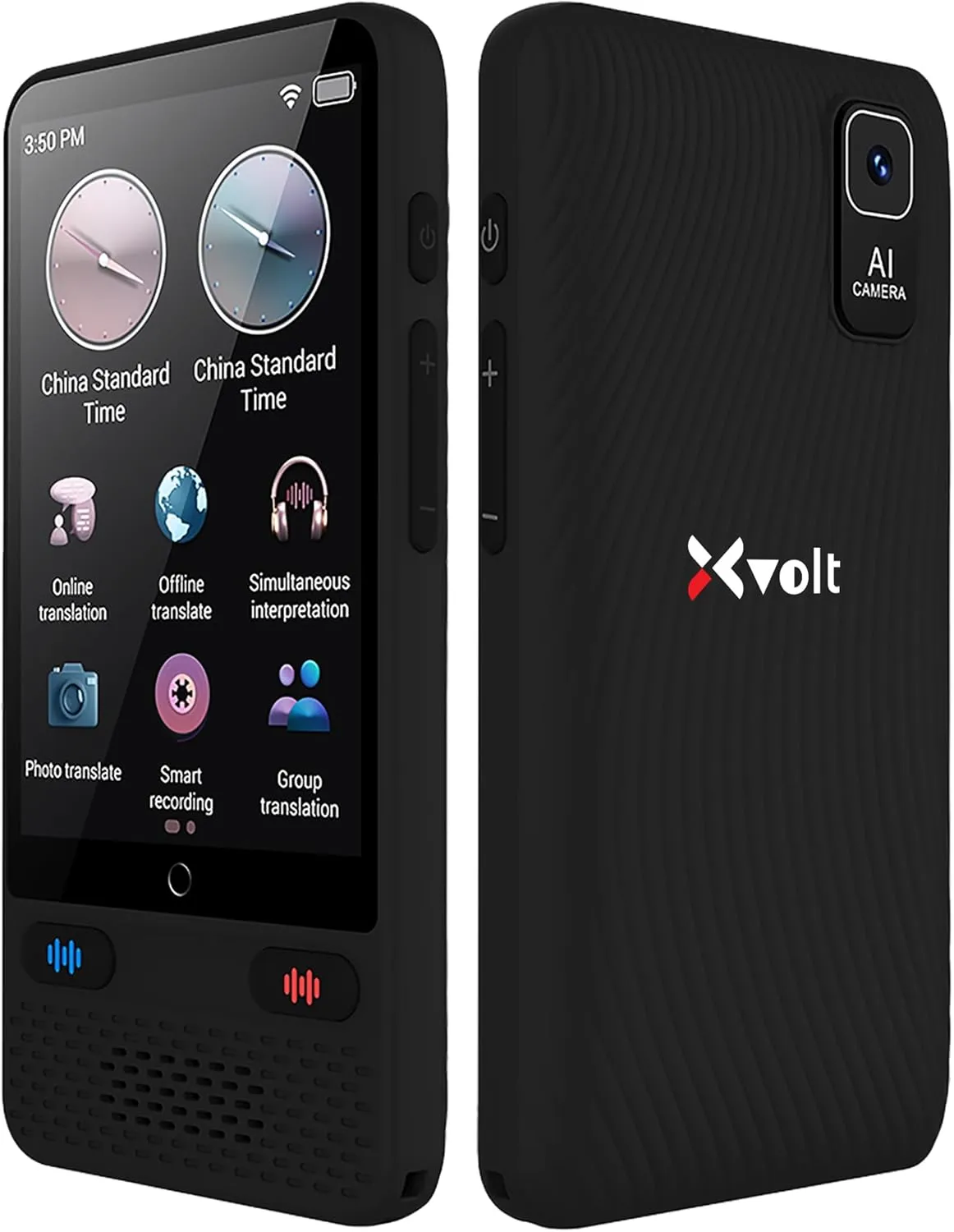Voice Translation Language Translator Device - Portable Pocket Smart Instant Ai Translators Supported 138 Languages - Internet or Offline No Needed WiFi Real-time Two Way with Recorder and Camera
