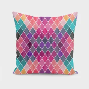 Watercolor Geometric Patterns II  Cushion/Pillow