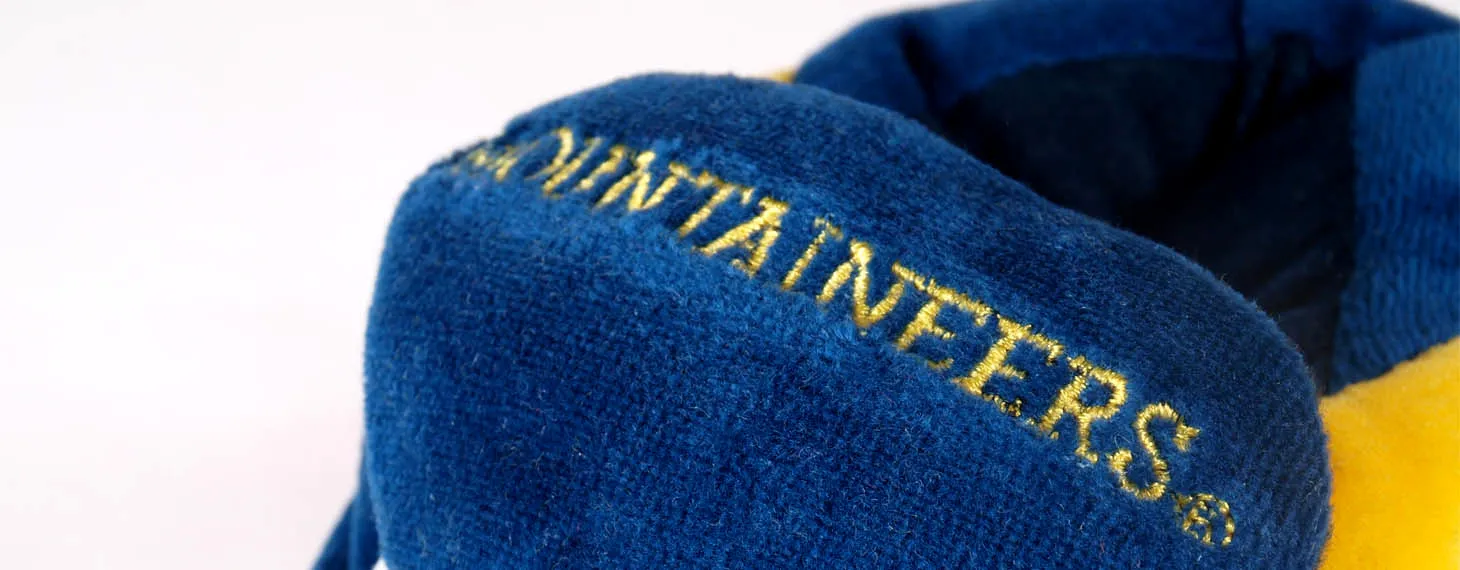 West Virginia Mountaineers Original Comfy Feet Sneaker Slippers