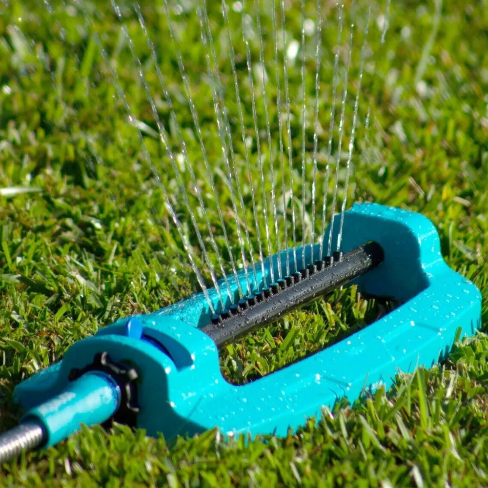 Wide Range Oscillating Lawn Sprinkler, Adjustable, Durable, High Coverage