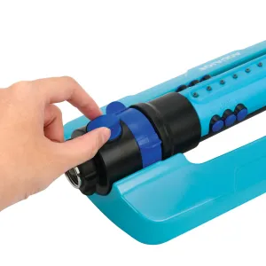 Wide Range Oscillating Lawn Sprinkler, Adjustable, Durable, High Coverage