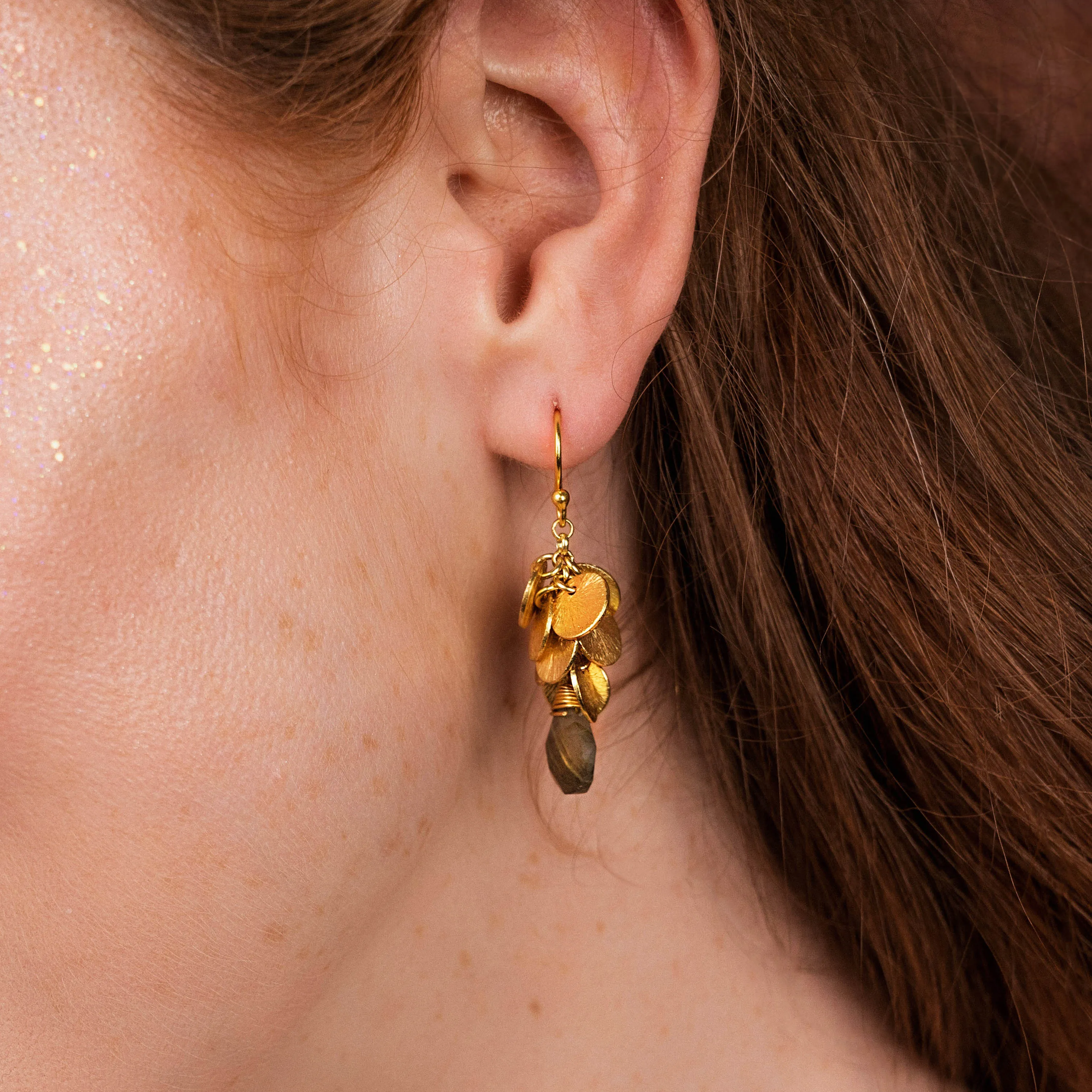 Winona Labradorite Earrings